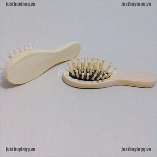 Lược chải tóc cán gỗ tự nhiên