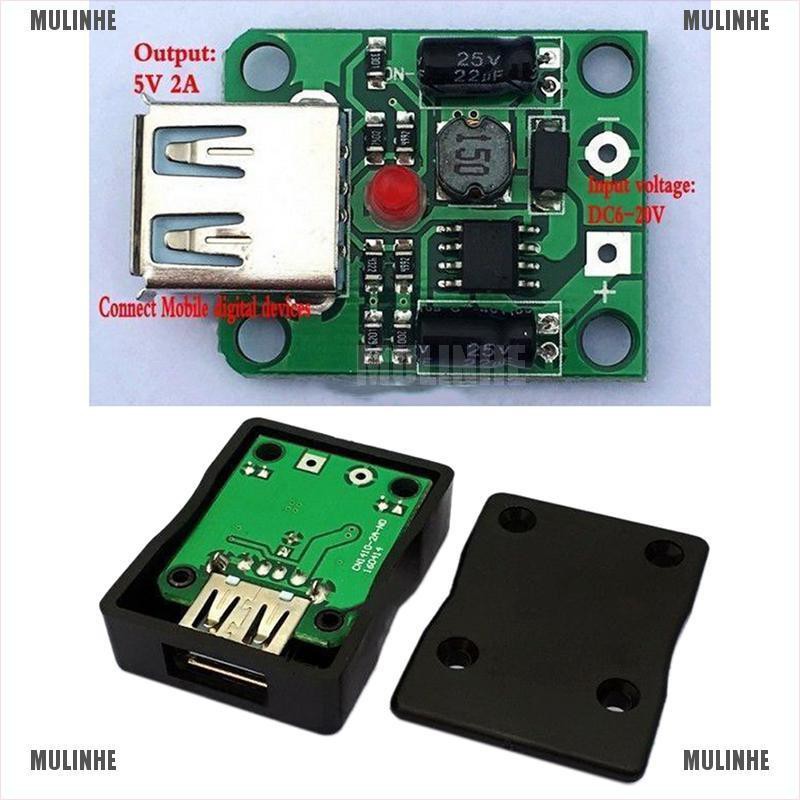 Bảng điều khiển sạc năng lượng mặt trời dc 6v-20v 18v sang 5v 2a usb