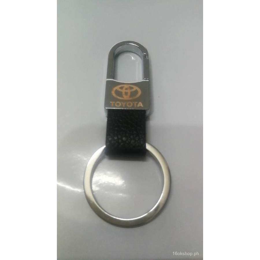 Móc khóa hợp kim kẽm phối da 3D 3 trong 1 tiện dụng