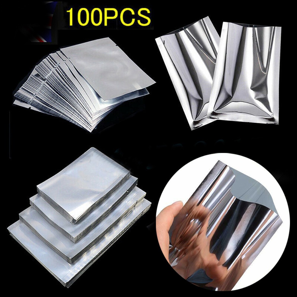Set 100 Túi Nhôm Đựng Thực Phẩm Chống Thấm Nước Tiện Dụng