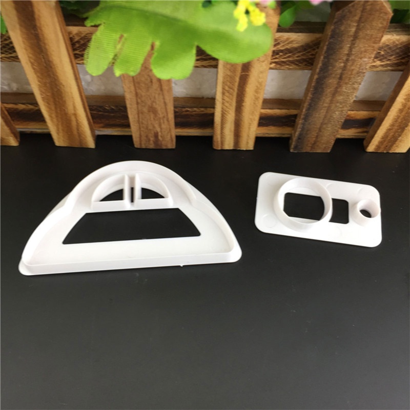 Khuôn Cắt Bánh Quy Bằng Nhựa In Họa Tiết 3D DIY