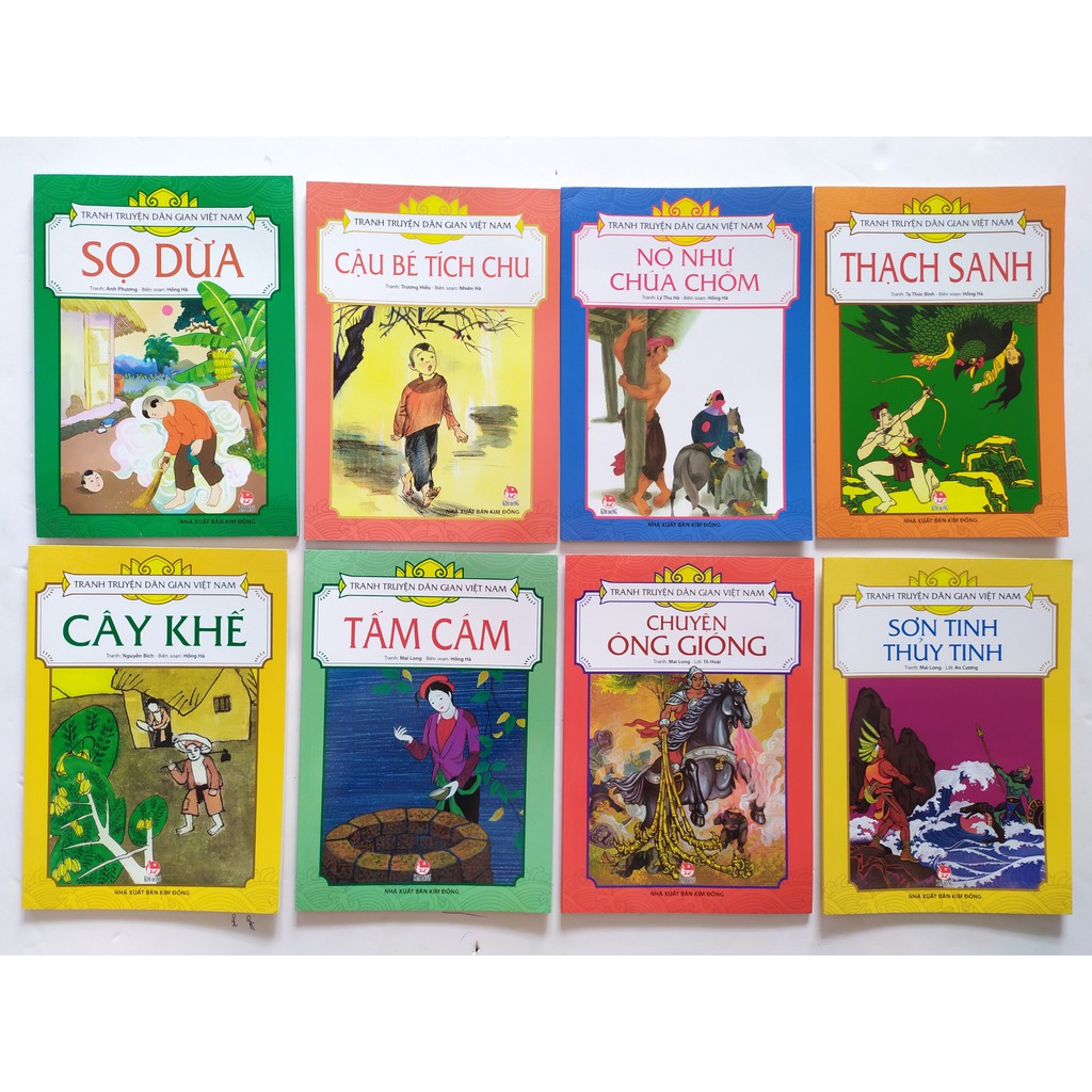 Sách - Tranh Truyện Dân Gian Việt Nam - Bộ 8 Cuốn Chọn Lẻ - NXB Kim Đồng