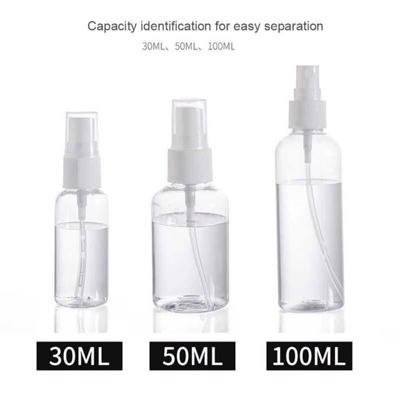 1 Cái 30ml 50ml 100ml Chai Xịt Hydrating Fine Mist Chai Xịt Nhỏ Chai Trong Suốt