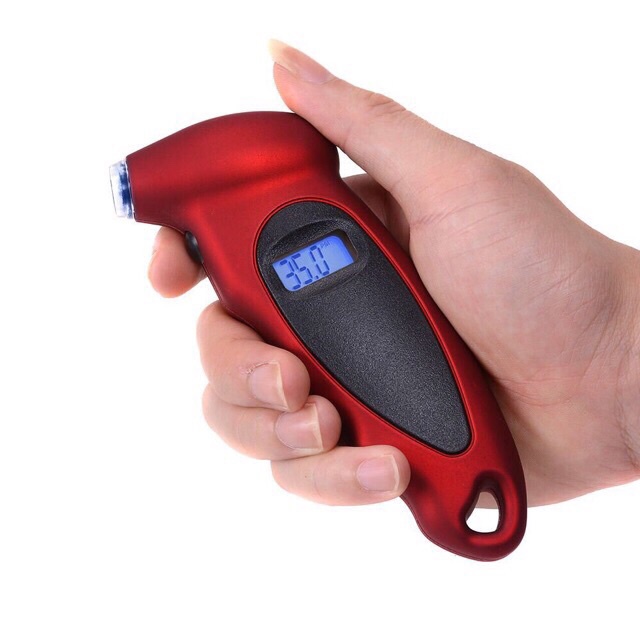 Thiết Bị Đo Áp Suất Lốp Xe Hơi Màn Hình LCD Kỹ Thuật Số