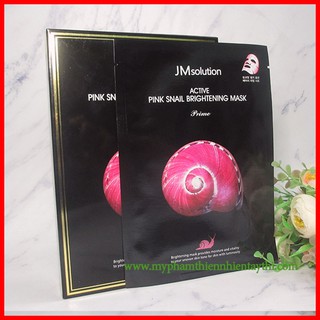 Mặt Nạ JM Solution #ỐcSênHồng Pink Snail