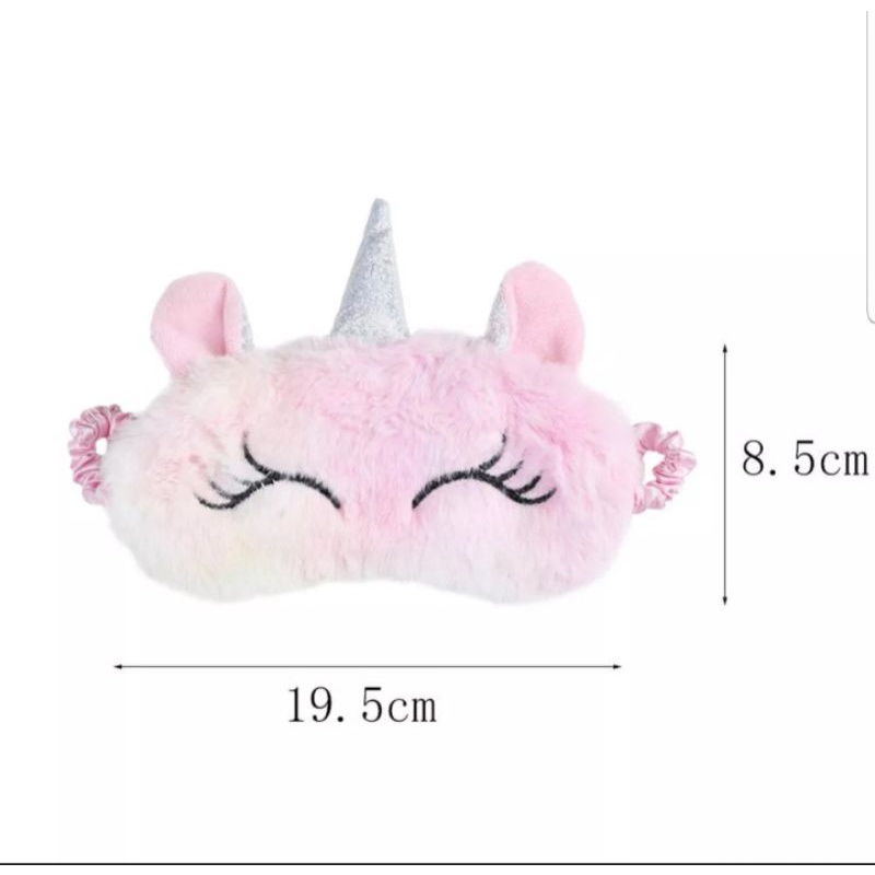 BỊT MẮT UNICORN VẢI LÔNG MÀU SẮC TREND
