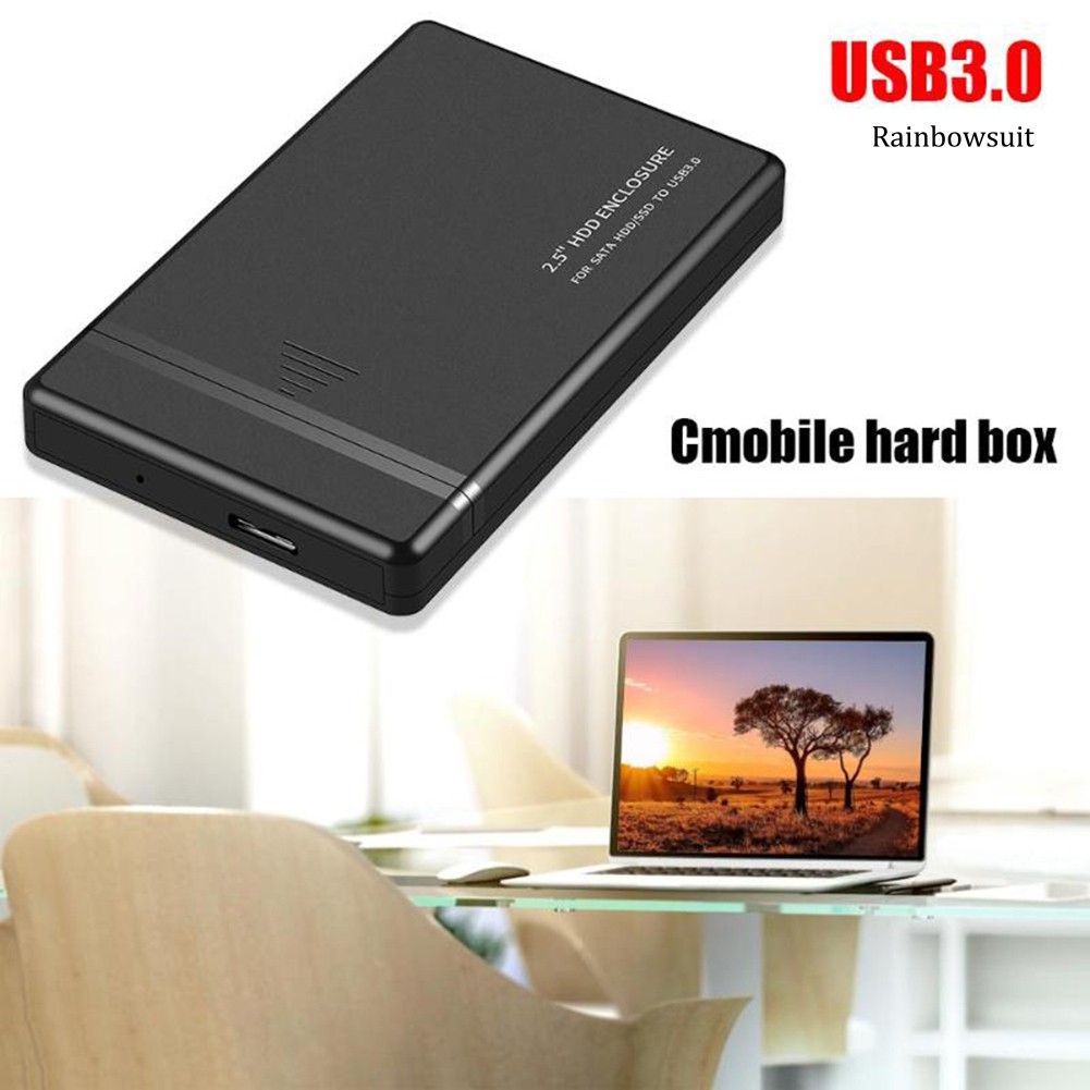 Hộp Đựng Ổ Cứng Usb 2.0 / 3.0 / 3.1 2.5inch Sata Hdd Tiện Dụng