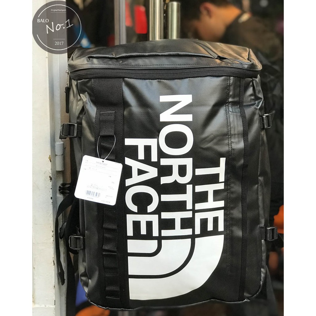 Balo Chống Nước The North Face Fuse Box - Màu đen chữ trắng