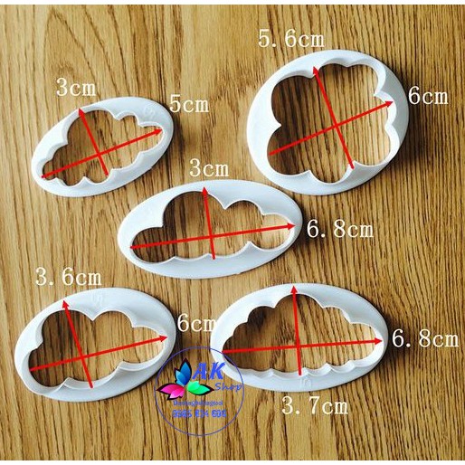 SET 5 KHUÔN NHỰA CUTTER