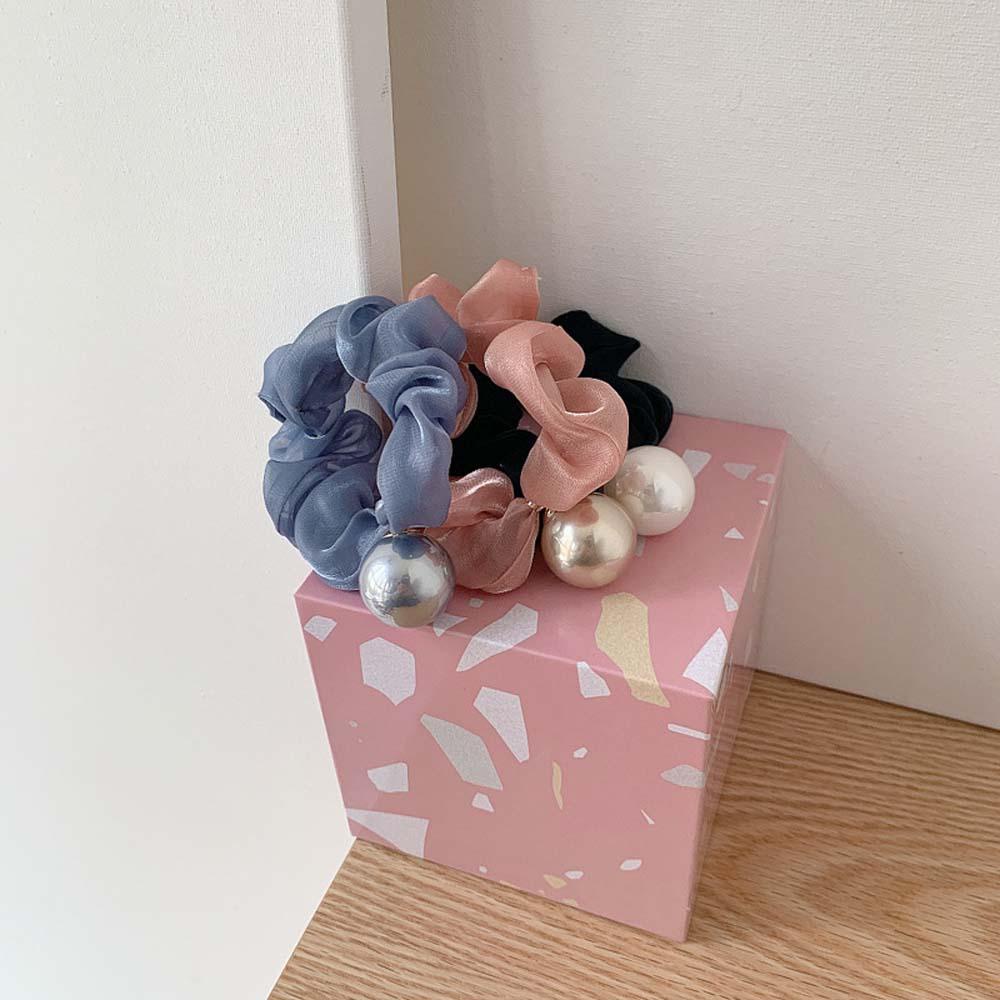 Dây Cột Tóc Co Giãn Lấp Lánh Thời Trang Cho Nữ