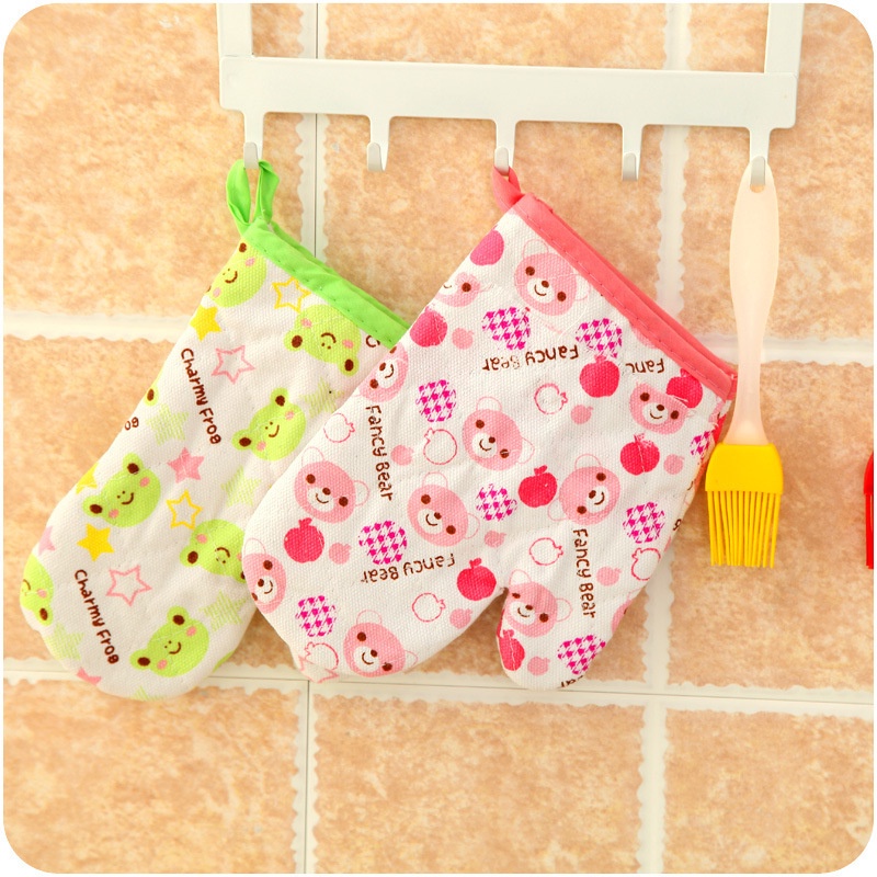 Găng Tay Bắc Nồi Chống Nóng 2 Lớp (01 Chiếc) Hàng Dày