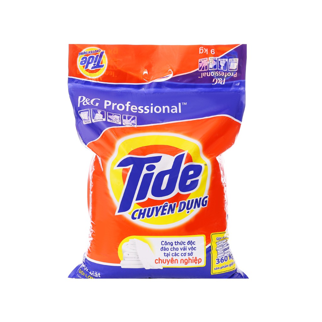 BỘT GIẶT TIDE 9KG SIÊU TRẮNG
