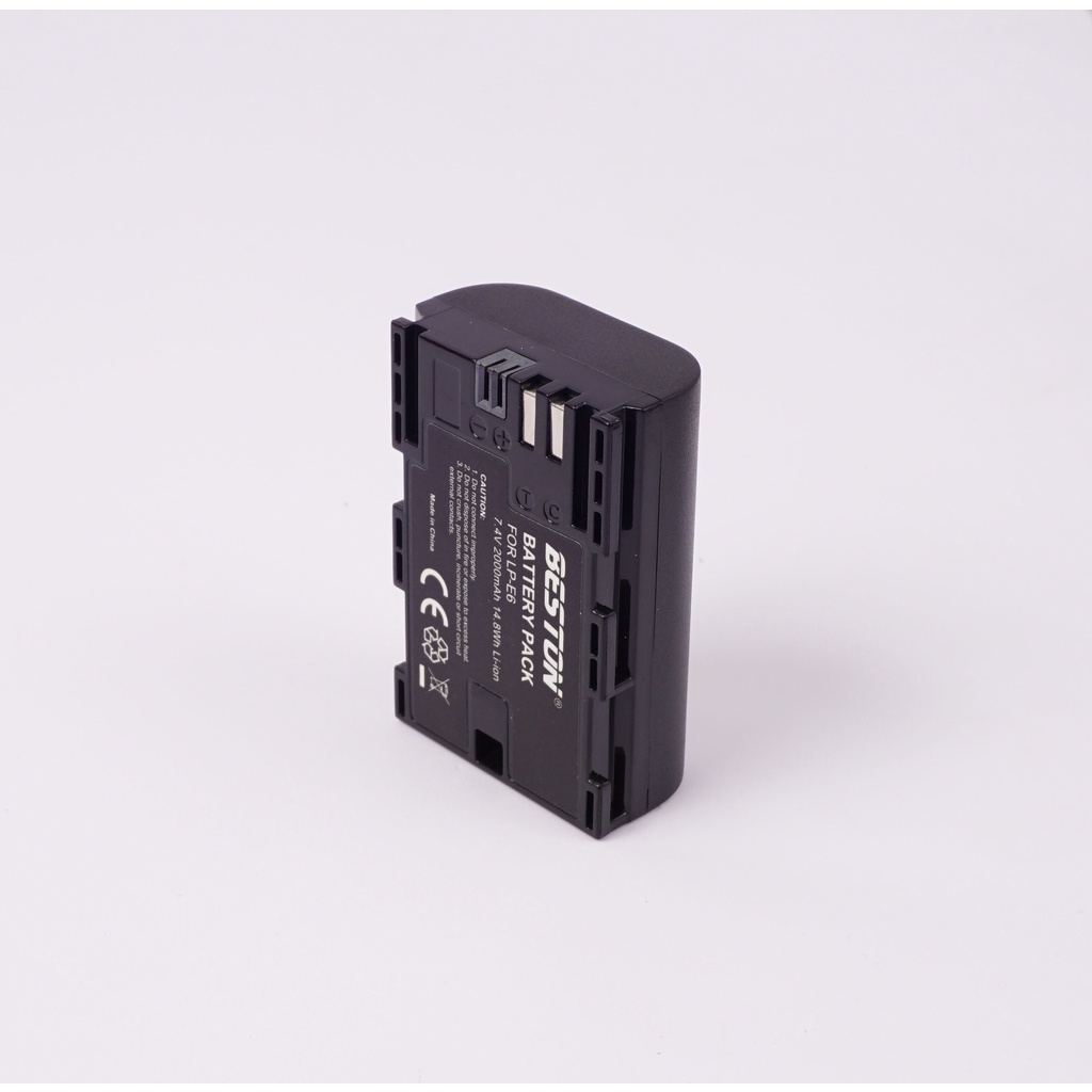 Dock Sạc + 2 Pin Máy Ảnh Canon LP-E6 2000mAh Beston Cho Canon 60D 70D 6D 7D 5D MARK II 5D MARK III 7D II
