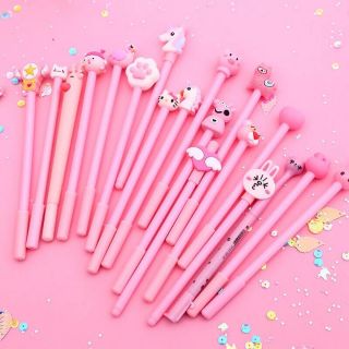 Combo 20 Bút Màu Hồng Không Túi Đựng ( Kèm Ảnh Thật )