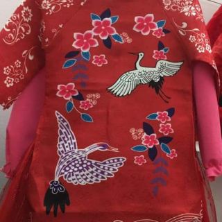 Com bo sét áo bé c hồng nhung