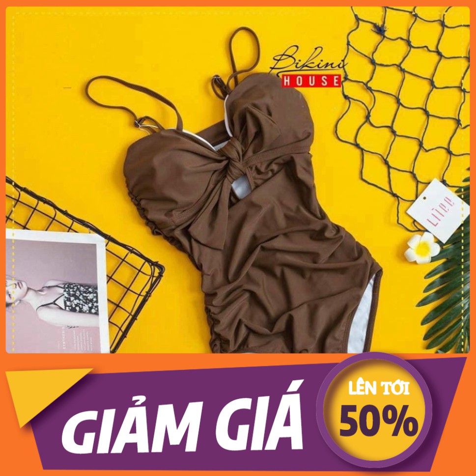 Gía Tận Gốc-Bikini Liền Thân, Đồ Bơi Nữ Liền Thân Mảnh Ren Size 40-57kg Loại 1