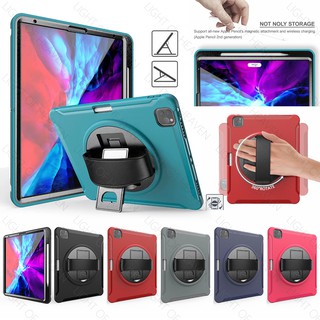 Ốp Máy Tính Bảng Chống Sốc Có Tay Cầm Xoay 360 Độ Cho iPad Pro 11 12.9 2020