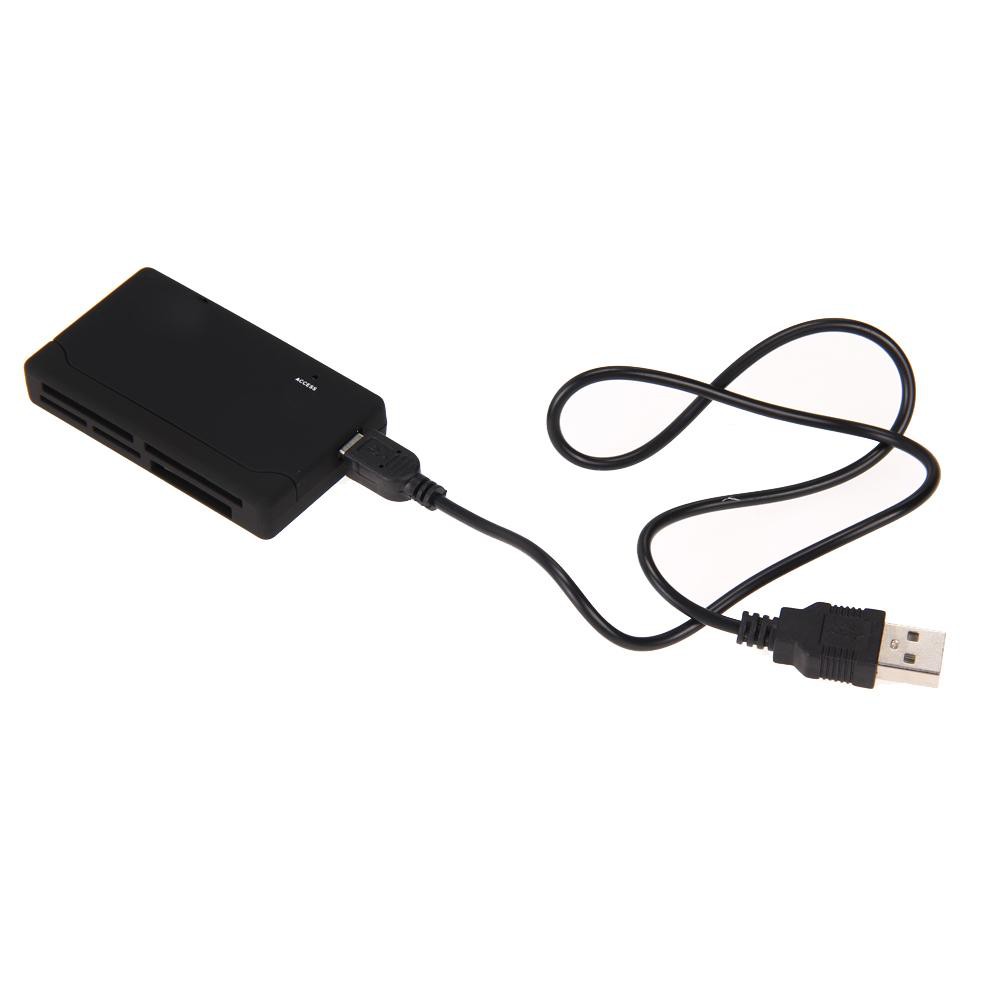 [COD]✈Đen Tất cả trong OneMemoryCardReaderUSBExternal SD SDHC Mini Micro M2 MMC XD CF
