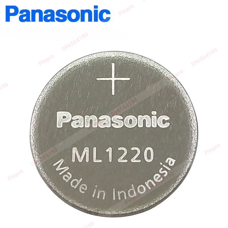 Pin sạc Panasonic ML1220 hàn chân, có dây cắm