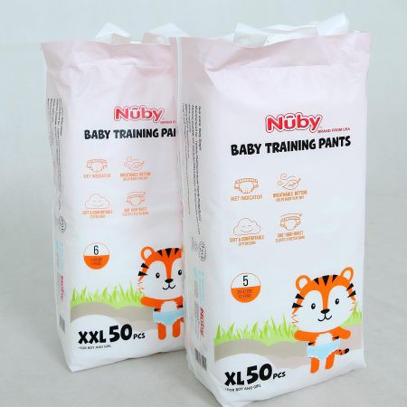 Bỉm quần Nuby cao cấp siêu thấm chống hăm cho bé 50 miếng M/L/XL/XXL/XXXL