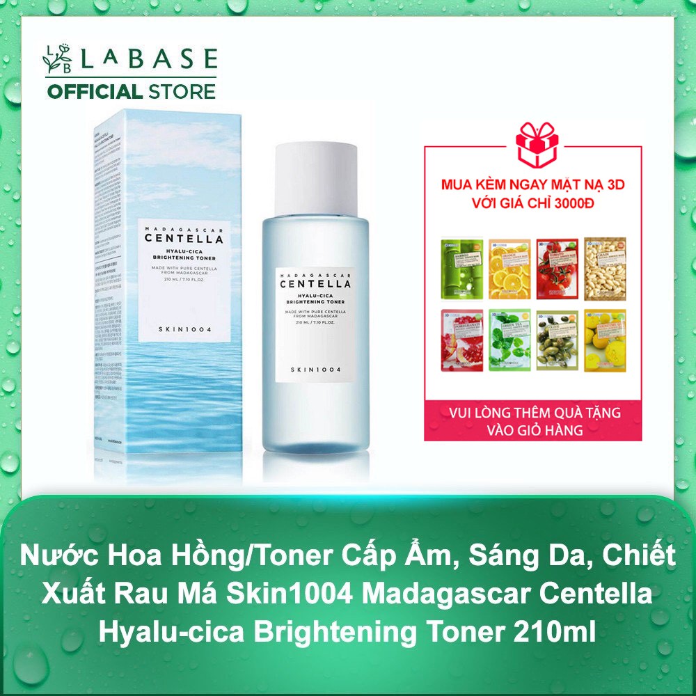 Toner Cấp Ẩm, Sáng Da, Chiết Xuất Rau Má Skin1004 Madagascar Centella Hyalu-cica Brightening - Hàng Nhập Khẩu