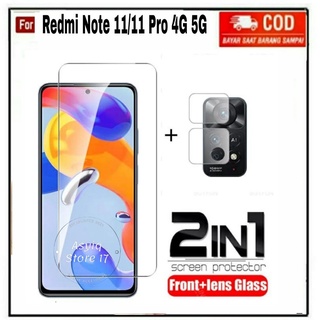 Kính Cường Lực 2 Trong 1 Bảo Vệ Màn Hình Cho REDMI NOTE 11 11 PRO