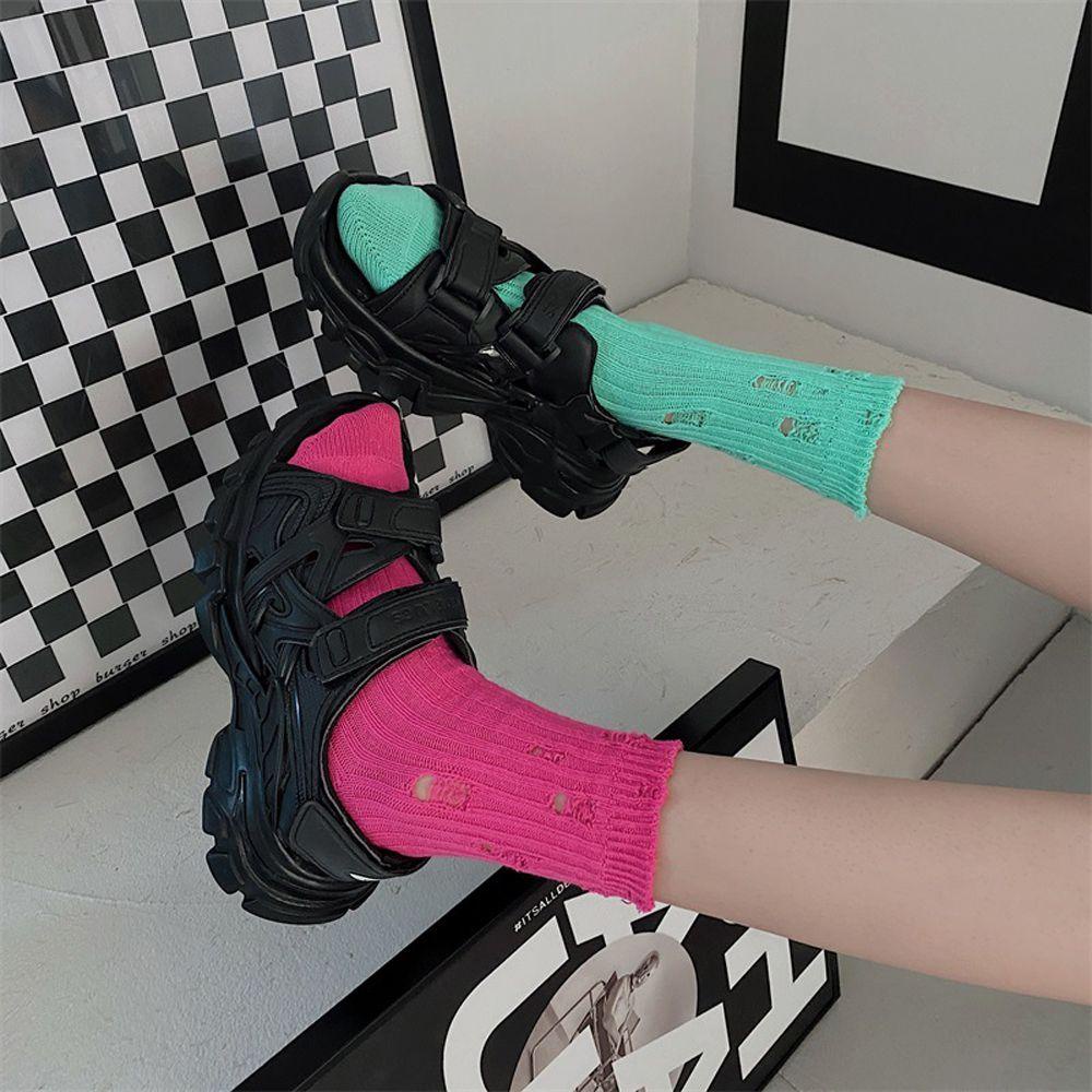 AROMA Đôi Vớ HọA TiếT HìNh HọC ThờI Trang Cho Nam Nữ