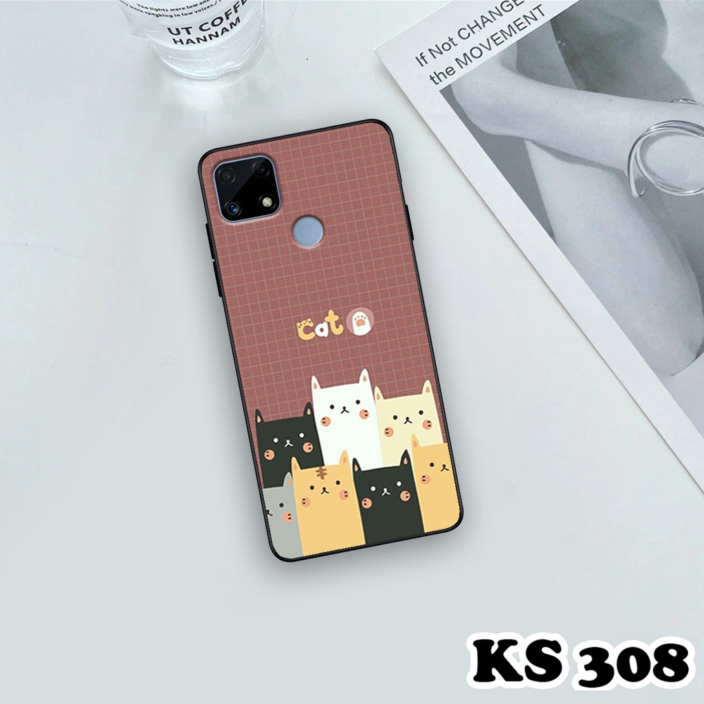 Ốp lưng Oppo Realme C25 - Realme C25y - Realme C25s - Ốp Oppo in hình LoveCat - Chất liệu TPU siêu bền
