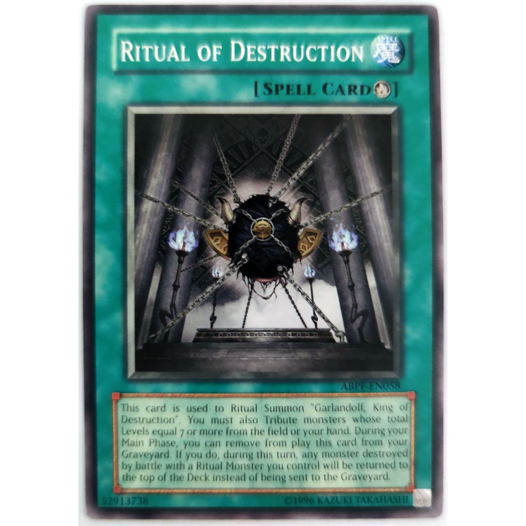 [Thẻ Yugioh] Ritual of Destruction |EN| Common