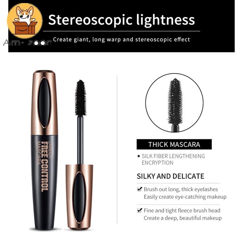 Mascara Màu Đen Lâu Trôi Chống Thấm Nước Chuốt Dài Và Cong Mi