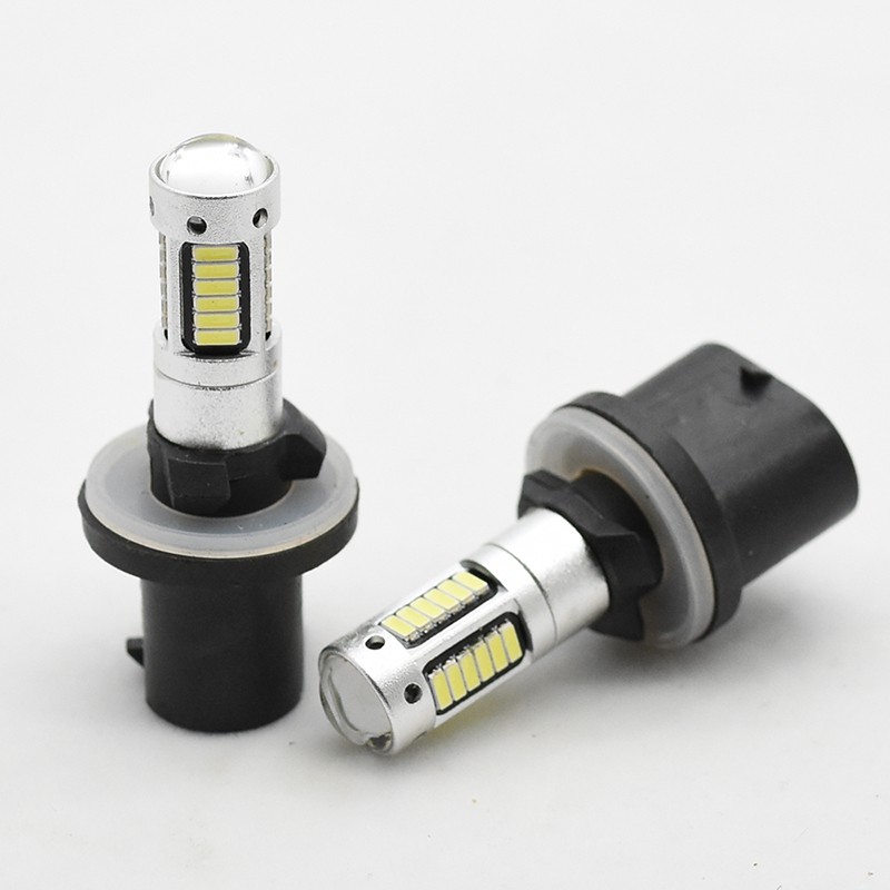 Set 2 bóng đèn LED H27 880 12V cho xe ô tô