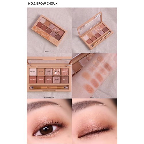 Bảng Phấn Mắt 10 Màu Clio Pro Eye Palette
