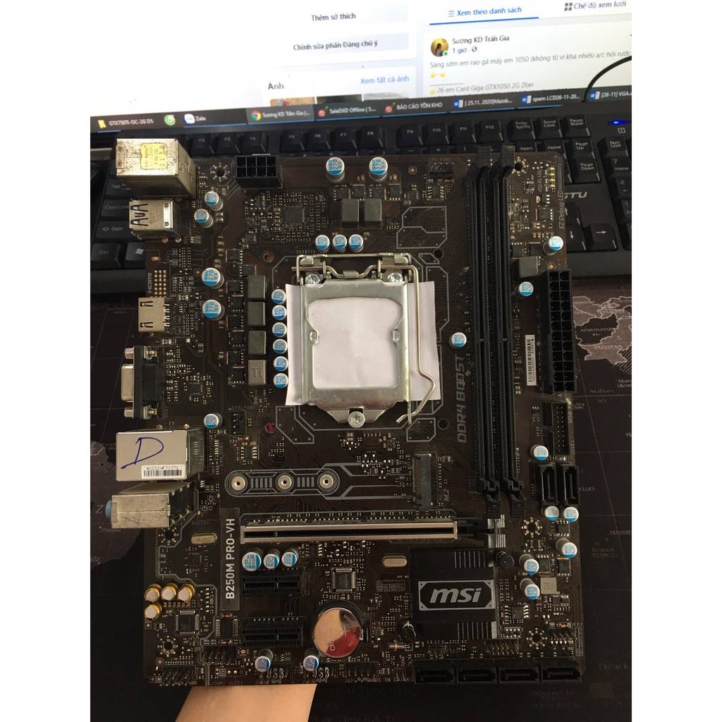 Main MSI B250M PRO-VH, Support CPU 6th 7th (sk 1151v1)