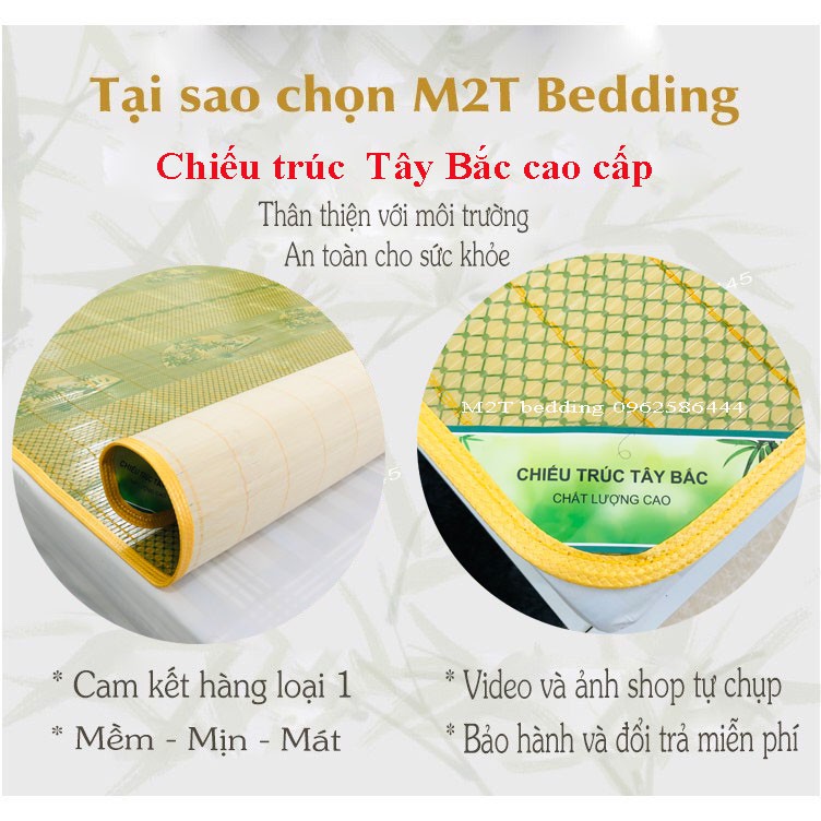 Chiếu trúc chiếu tăm Tre Tây Bắc M2T bedding chiếu Việt Nam xuất khẩu đủ mọi kích thước