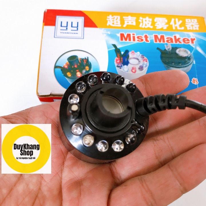 Máy Tạo Khói Máy Phun Sương Mini, Hồ Cá Cảnh, Hồ Thủy Sinh, Hồ Non Bộ, Tiểu Cảnh,Chậu Nước Thủy Tinh,Nguồn Adapter