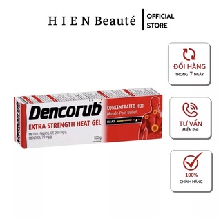 Dầu xoa bóp dencorub extra strength heat gel 100g - úc