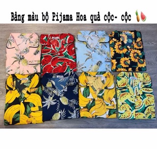 Pizama hoa quả