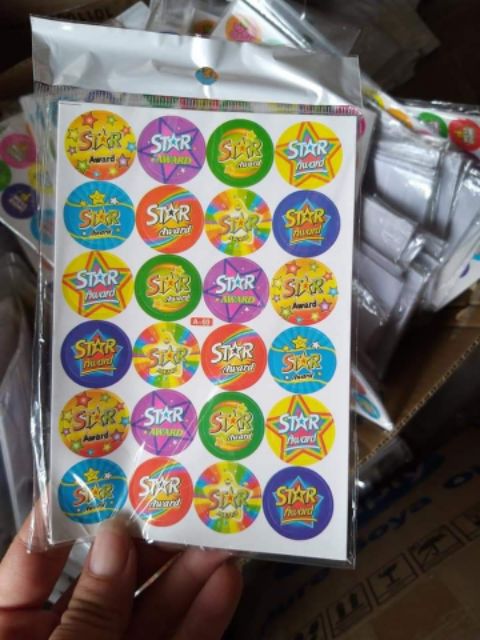 Sticker dán lời khen [Size 2cm]