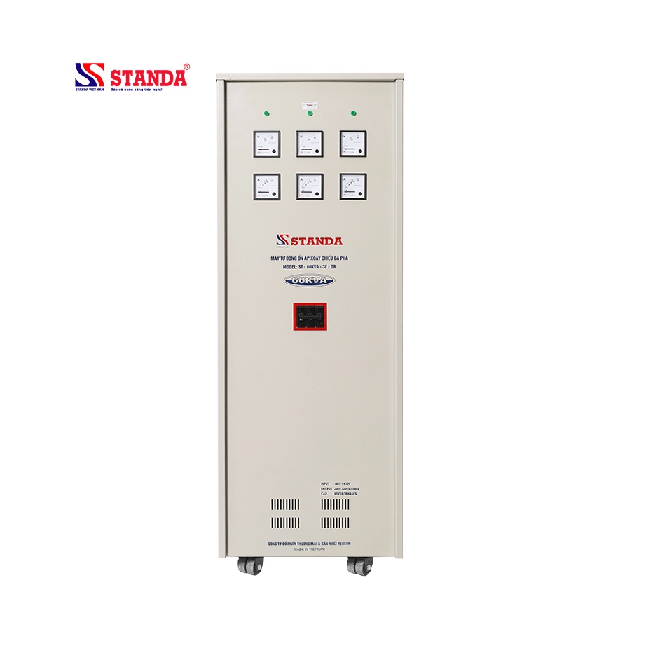 Ổn áp 3 pha STANDA 60KVA dải 160V-430V