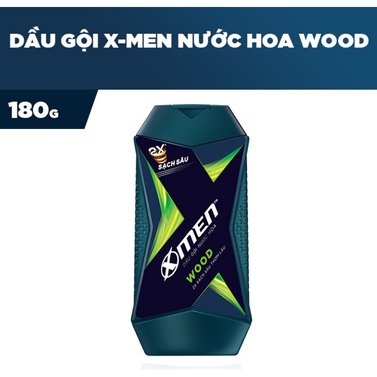 Dầu gội nước hoa XMen Wood 180g