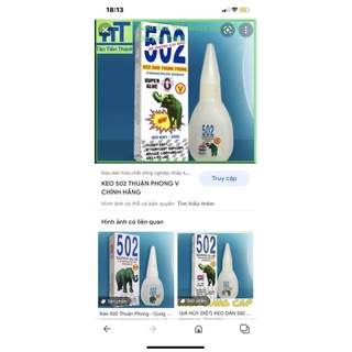 Keo Dán Sắt Siêu Dính 502 V