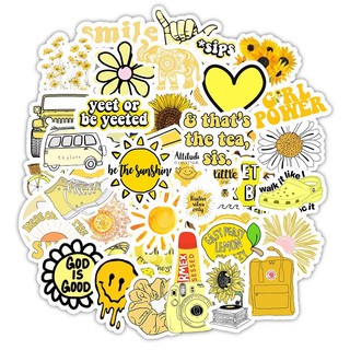 Set 50 sticker 4ever Yellow