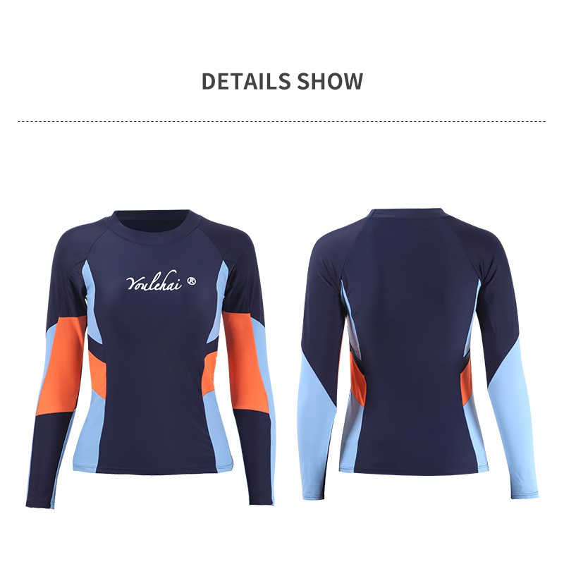 Set Đồ Bơi Thể Thao Dài Tay + Quần Lót + Áo Trễ Vai Quyến Rũ Cho Nữ | BigBuy360 - bigbuy360.vn