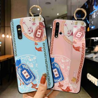 Ốp điện thoại có dây cầm cho Oppo A94 A9 A5 2020 A31 A91 F11 Pro A1K A7 F9 K3 K5 A5s A3s A83 2018 F5 Youth F1s