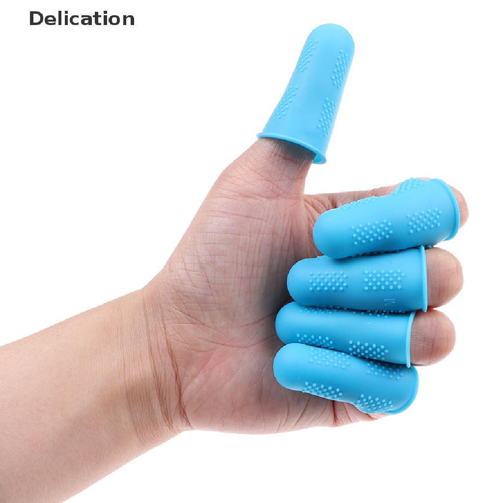 Bộ 5 Bọc Ngón Tay Bằng Silicone Chống Trượt Tiện Dụng