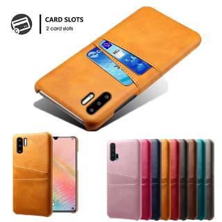 Ốp điện thoại từ da chống sốc có ngăn đựng thẻ sang trọng cho Samsung Galaxy Note 10 Plus Note 9 8