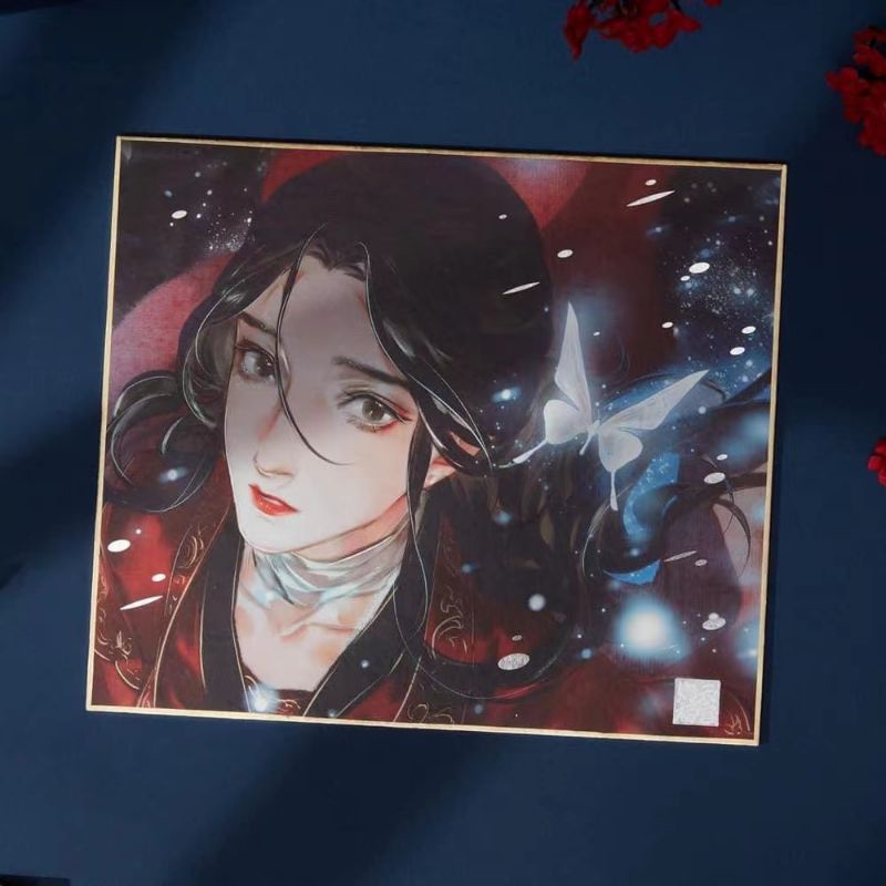 4 mẫu shikishi Thiên Quan manhua, hàng chính hãng Bilibili