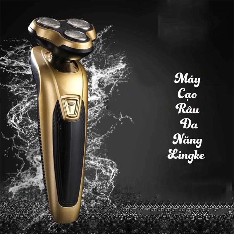 Máy Cạo Râu Khô Đa Năng, Cạo Lông, Tỉa Lông Mũi, Cạo Râu LINGKE FS 3188 Cao Cấp 3 chế độ