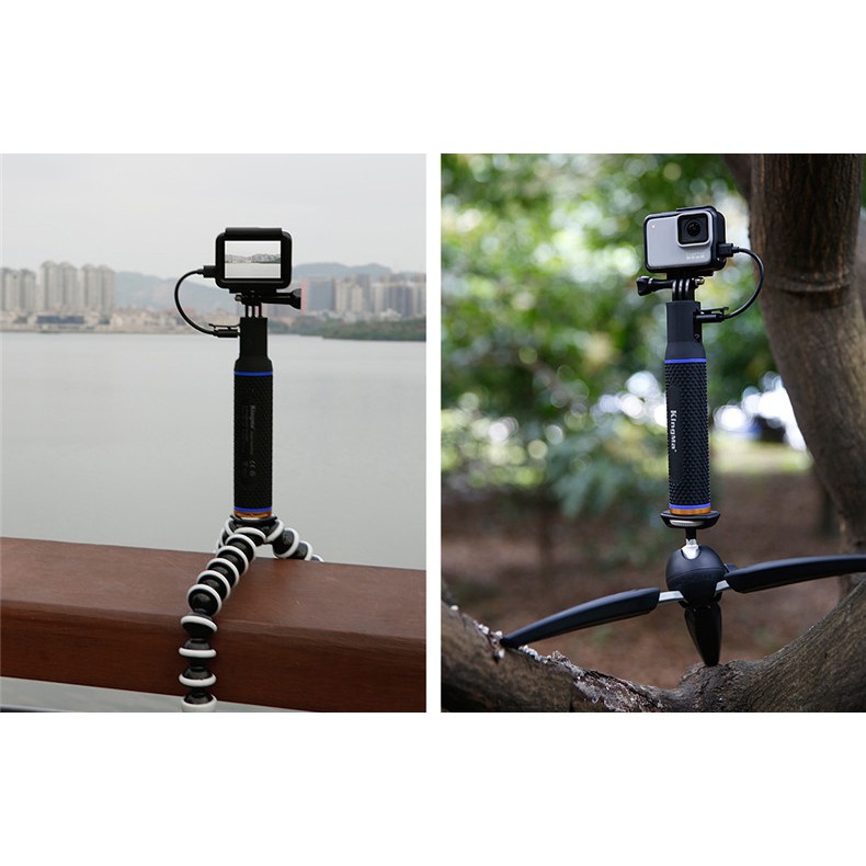 Tay cầm KINGMA kiêm sạc dự phòng cho GoPro, Sjcam, Yi Action, Osmo Action