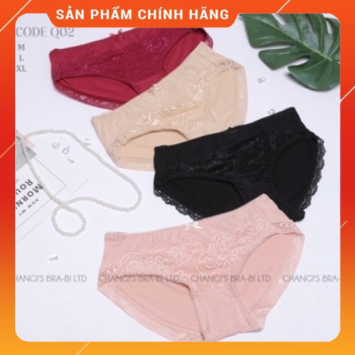Quần Lót Nữ Lorencia Mã Q02 Cotton Siêu Mát Lạnh Mềm Mịn